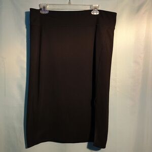 Black Pull-On Pencil Skirt – Classic Knee Length Stretch Career Skirt